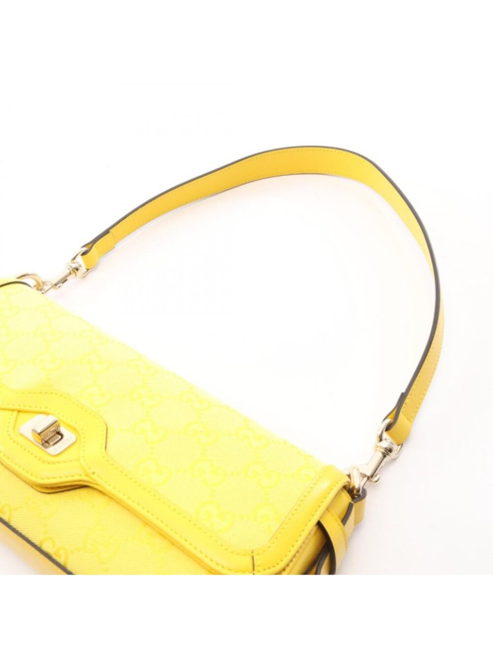 Gucci Shoulder Bag Luce Small Bag GG Canvas Yellow - Picture 9 of 9